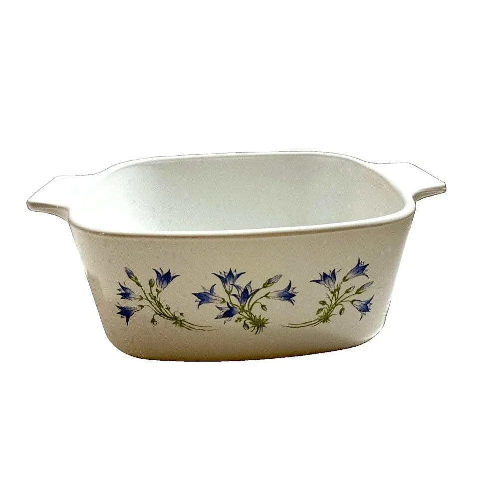 Vintage Corning Ware Blue Cornflower 1.5 QT Casserole Dish No Lid